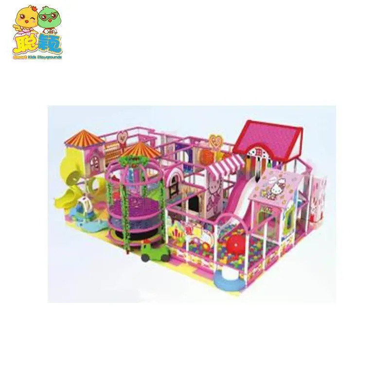 Cute Characters High Quality Giant Slide Soft Play Area Indoor Playground For Sale 1