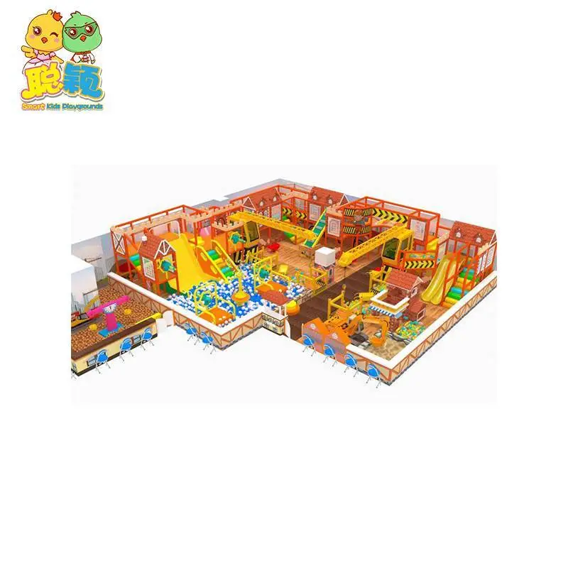 Customized Theme Multi-players Soft Play Indoor Playground With Ball Pool 1