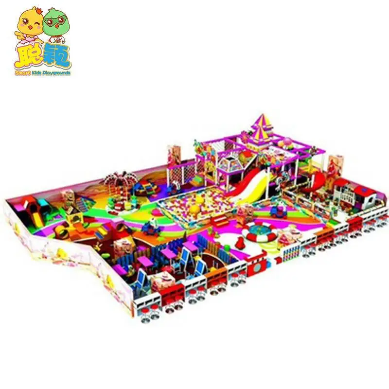 Bright Colorful Soft Play Multi-functional Indoor Playground For Kids 1