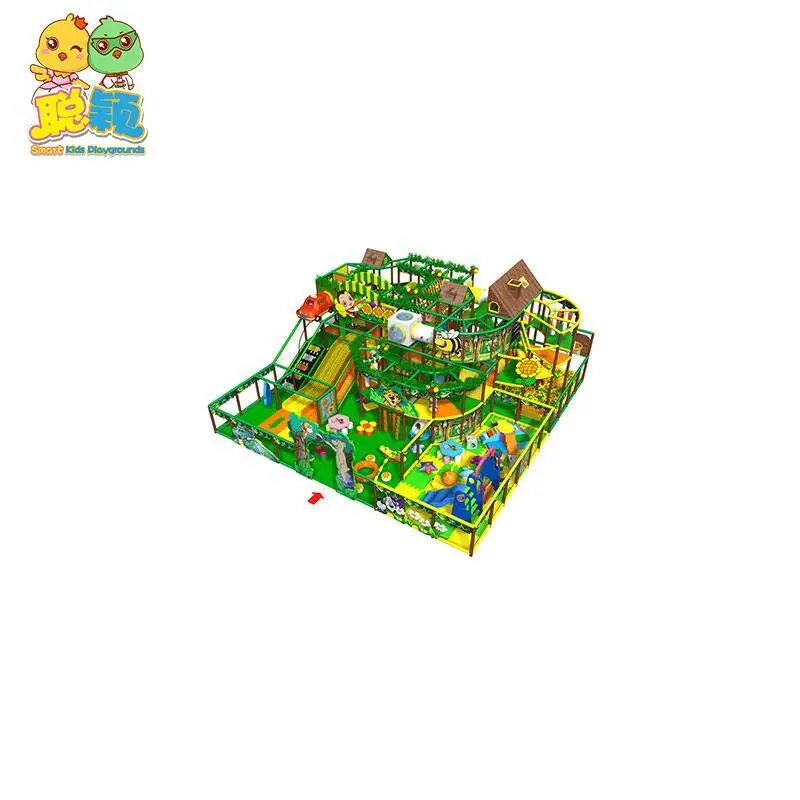 Jungle Theme Multi-functional Soft Play Indoor Playground From Professional Supplier 1