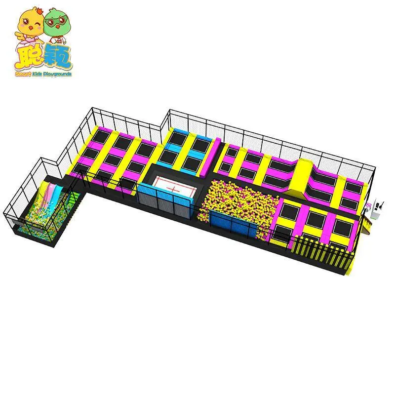 Professional Supplier High Quality Trampoline Park Indoor Soft Play Playground For Kids 1