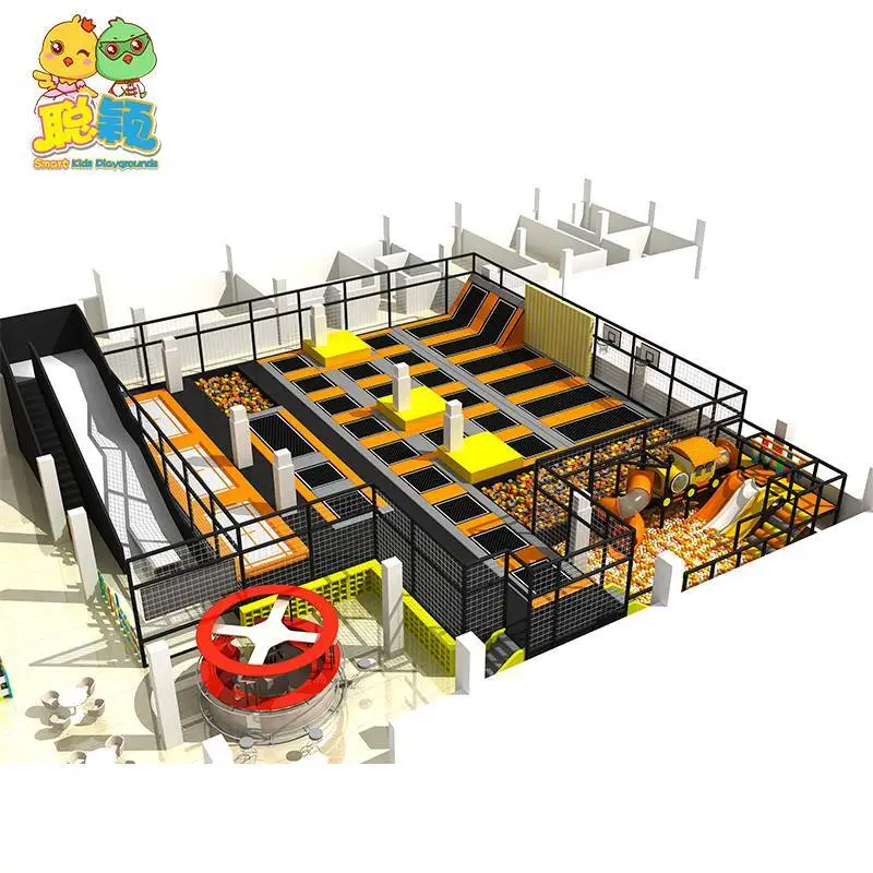 New Style Attractive Factory Price Trampoline Park Soft Play Indoor Playground 1