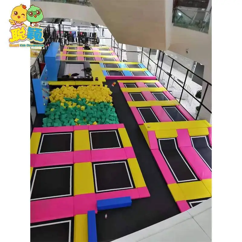 New Style Attractive Giant Trampoline Park Soft Play Indoor Playground From Professional Manufacturer 1
