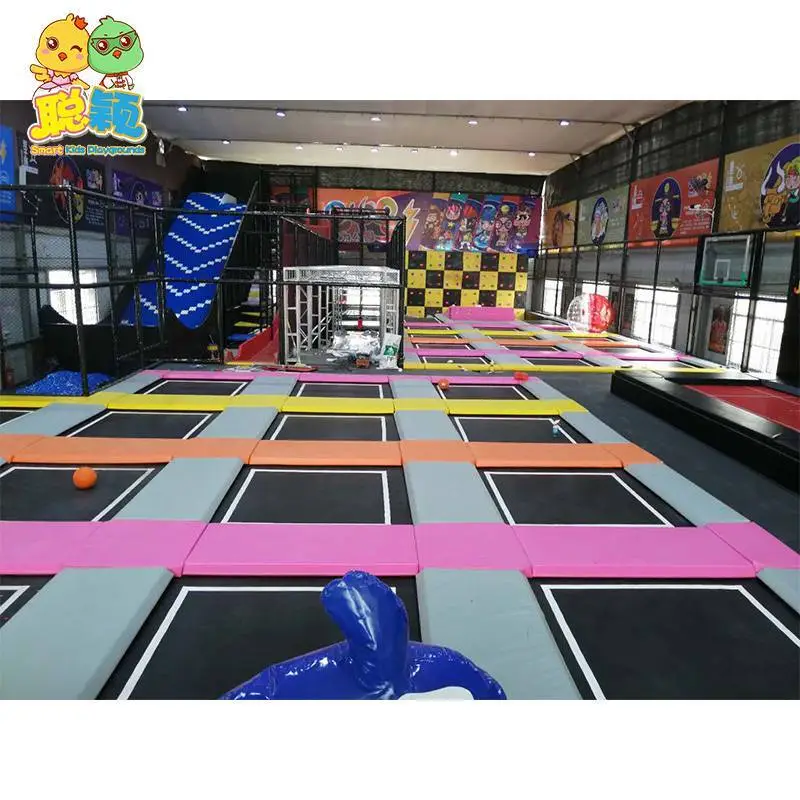 Attractive Popular Beautiful Design Soft Play Trampoline Park Indoor Playground For Sale 1