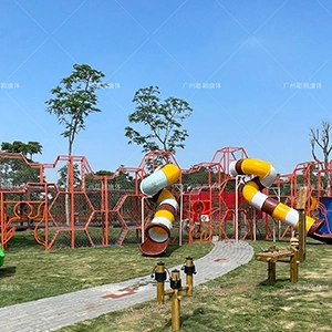 Children outdoor playground big slides for sale park kids climbing equipment 1