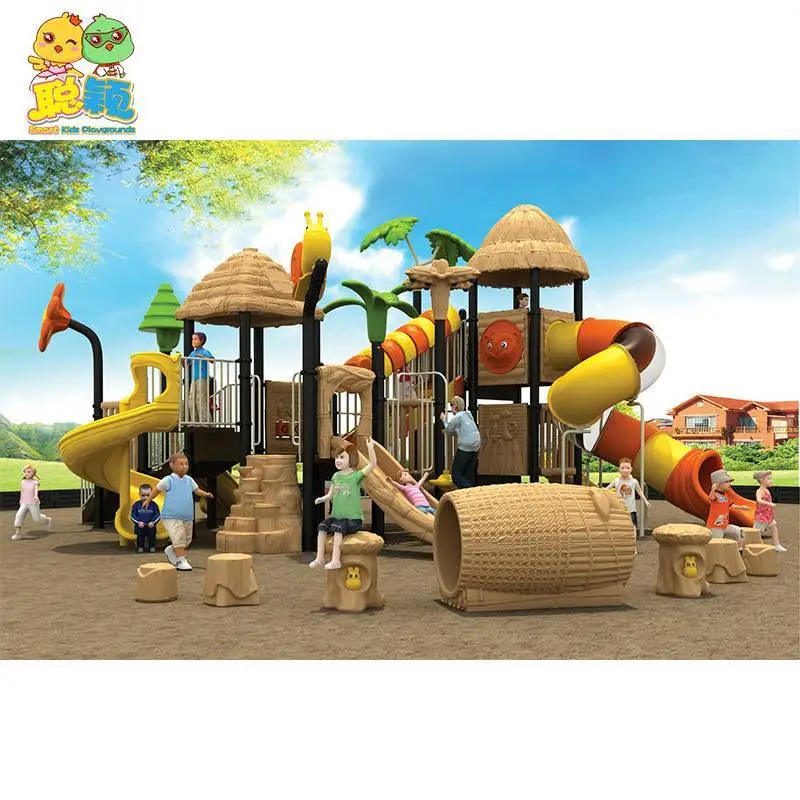 Amusement Park Kids High Standard Outdoor Playground Equipment Slide From Guangzhou Factory 1