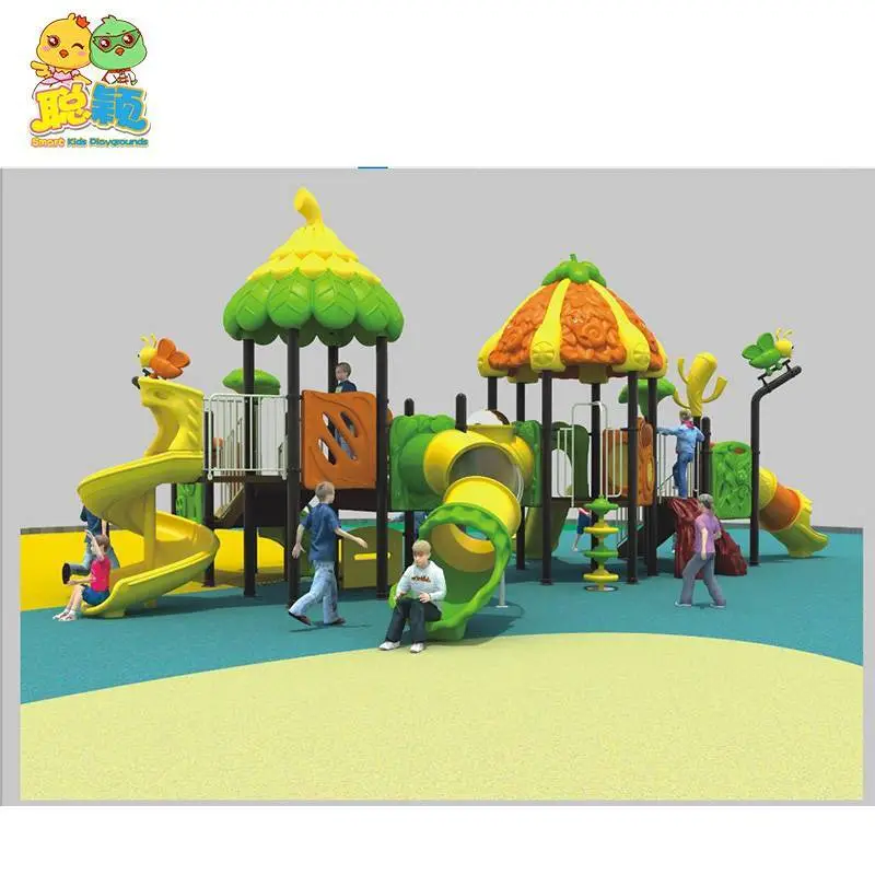 Summer Customized Theme Plastic Outdoor Playground Equipment Slide For Sale 1