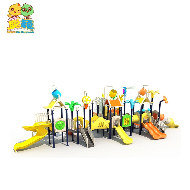 New Design Customized Outdoor Playground Equipment Slide of Summer Colorful Series 1