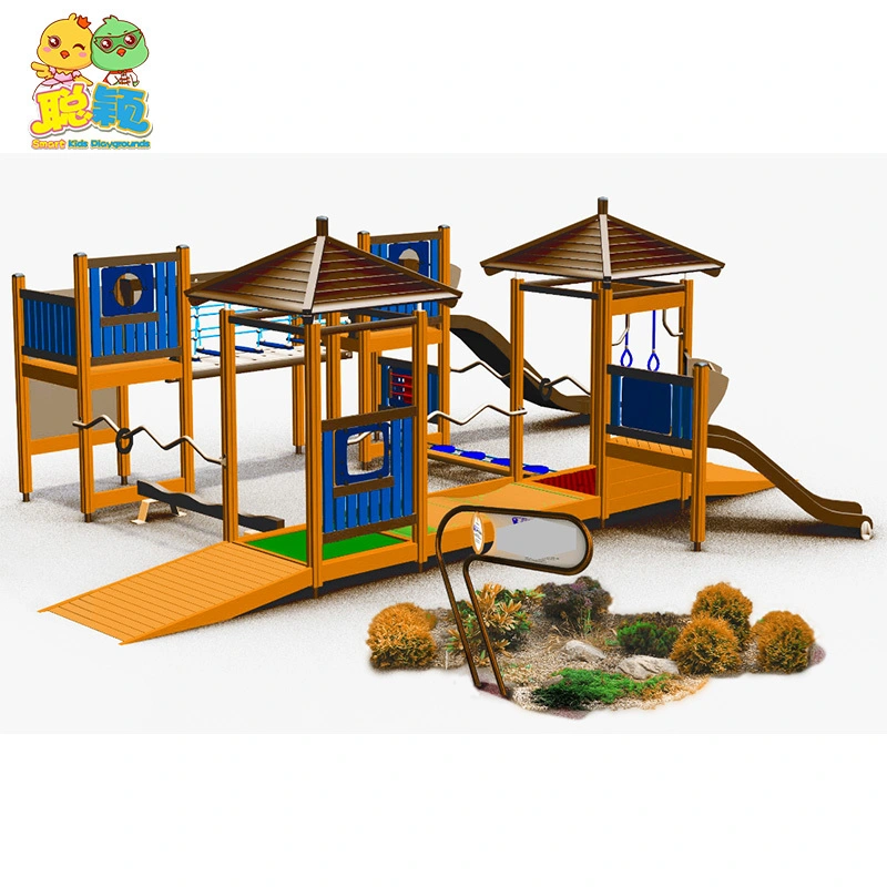 Modern Stylish Amusement Park Outdoor Playground Equipment Slide 1