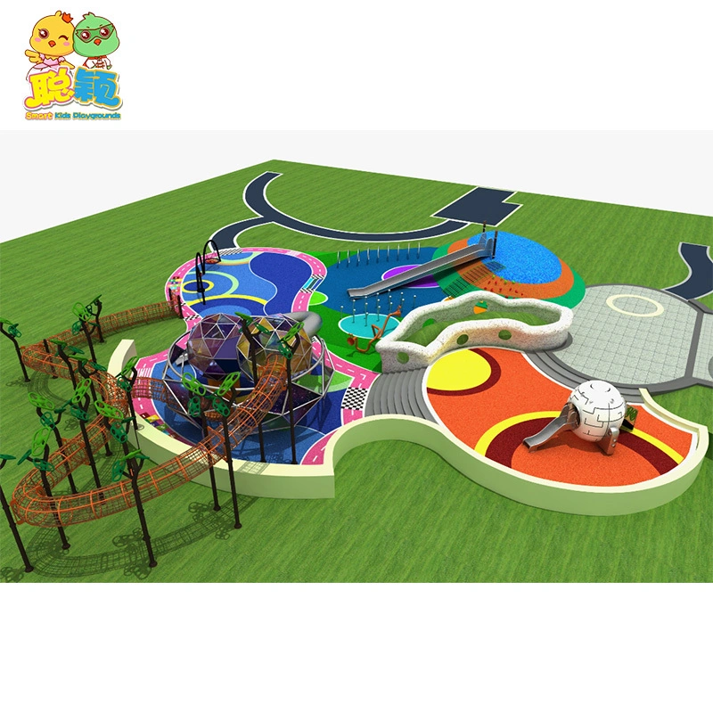Commercial New Design Amusement Park Ooutdoor Playground Equipment Slide From Guangzhou Supplier 1