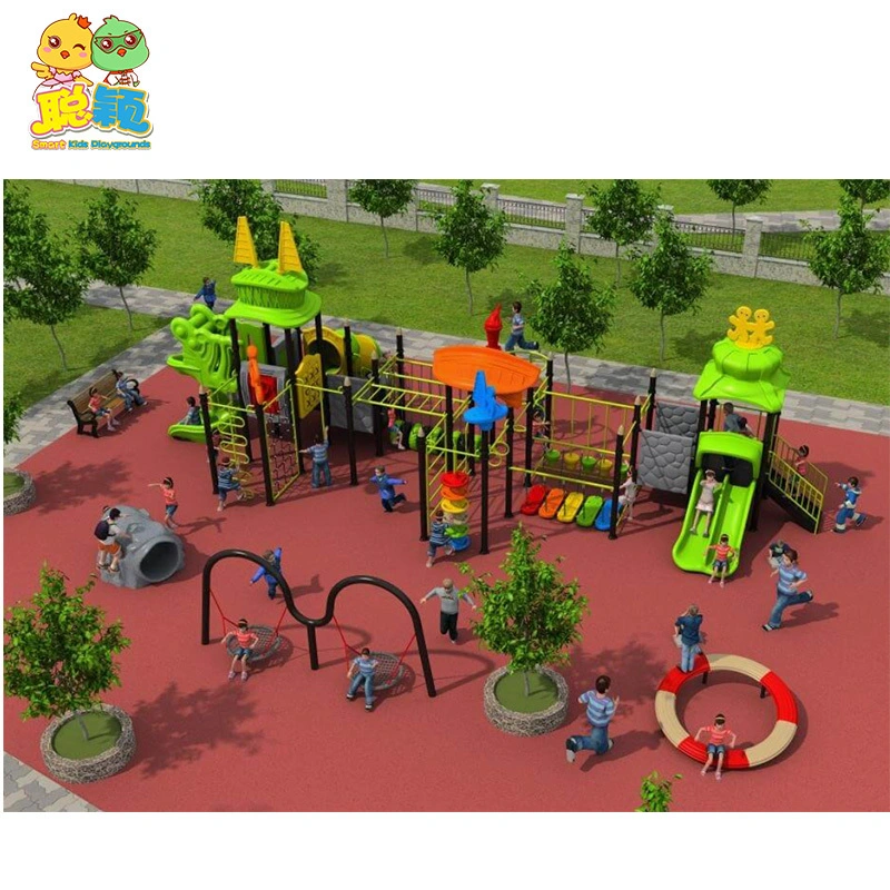 Hot Selling Popular Kids Outdoor Playground Equipment Plastic/Wooden/Galvanized Steel Slide 1
