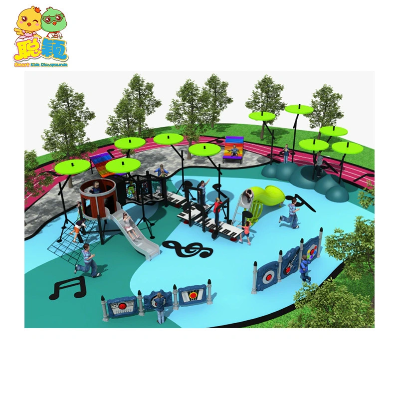 High Quality Environmentally Friendly Amusment Park Outdoor Playground Equipment Slide 1