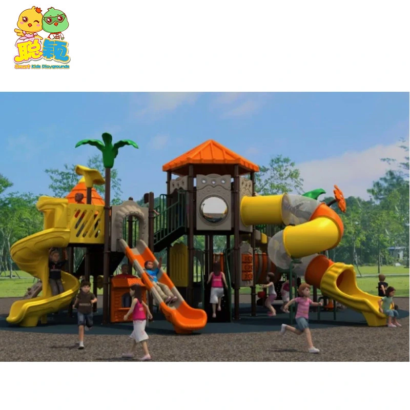 China Professional Modern Fashionable Design Attractive Amusement Park Outdoor Equipment Slide For Kids Factory 1