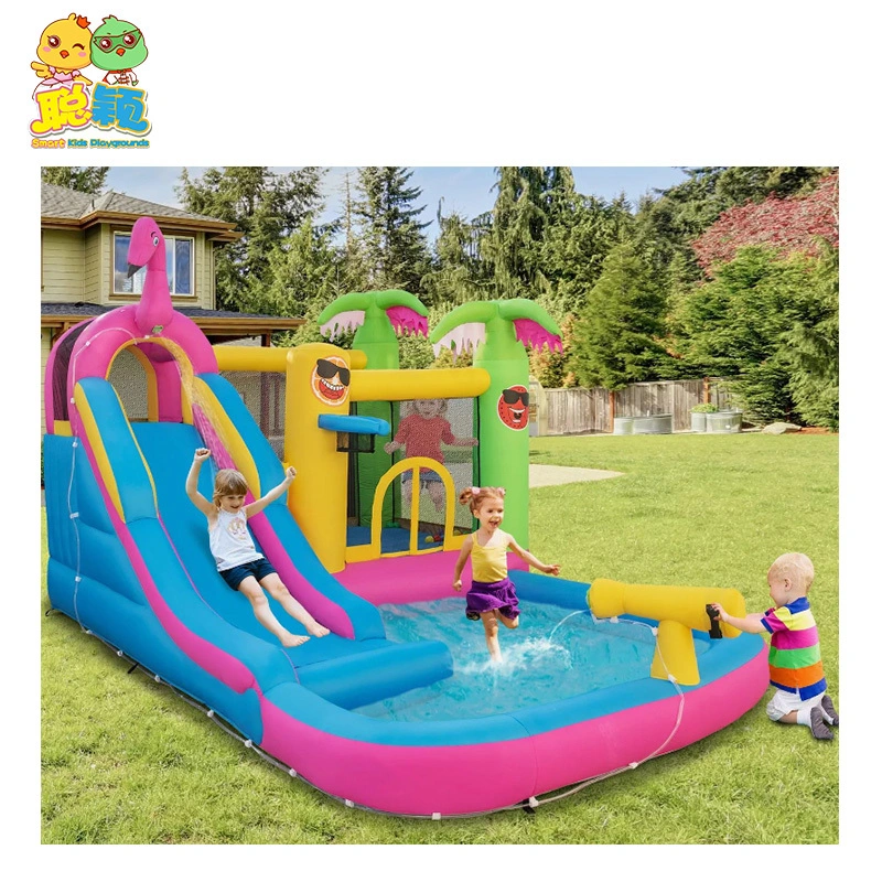 High Quality Ce Certification Giant Inflatable Bouncy Castle Slide For Amusement Park With Good Price-SKP 1