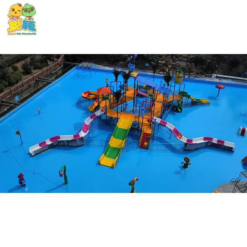 Large Summer Colorful Fiberglass Slide Playground Equipment Water Slides for Aqua Park1 1