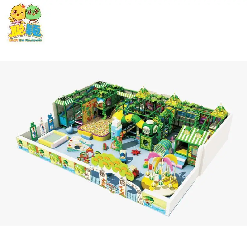 Jungle Theme Functional Kids Soft Play Toys Indoor Playground From Guangzhou Factory 1