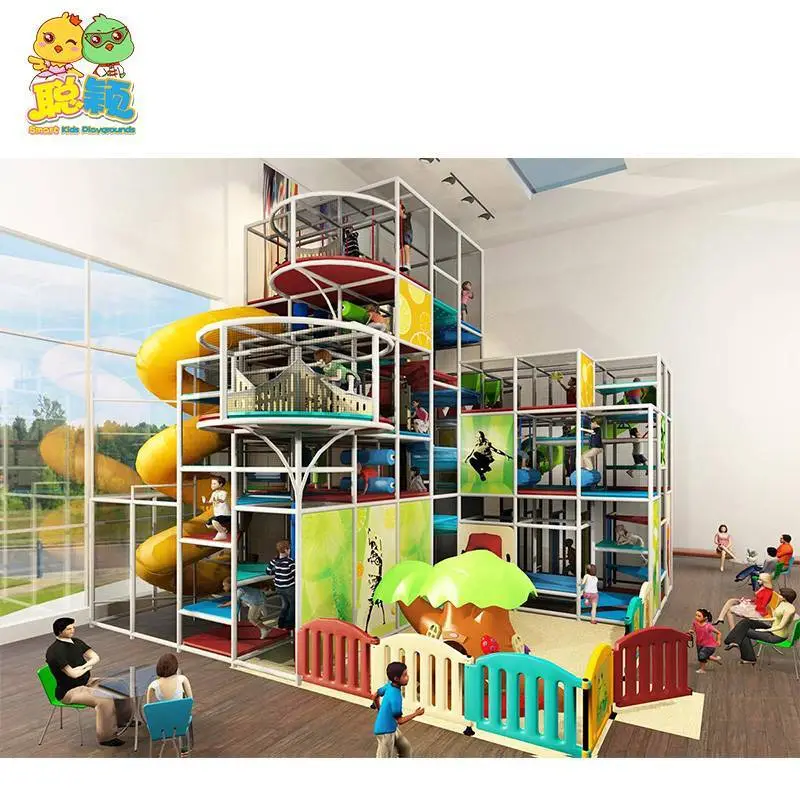 Giant Slide Customized Theme Kids Soft Play Toys Indoor Playground For Sale 1