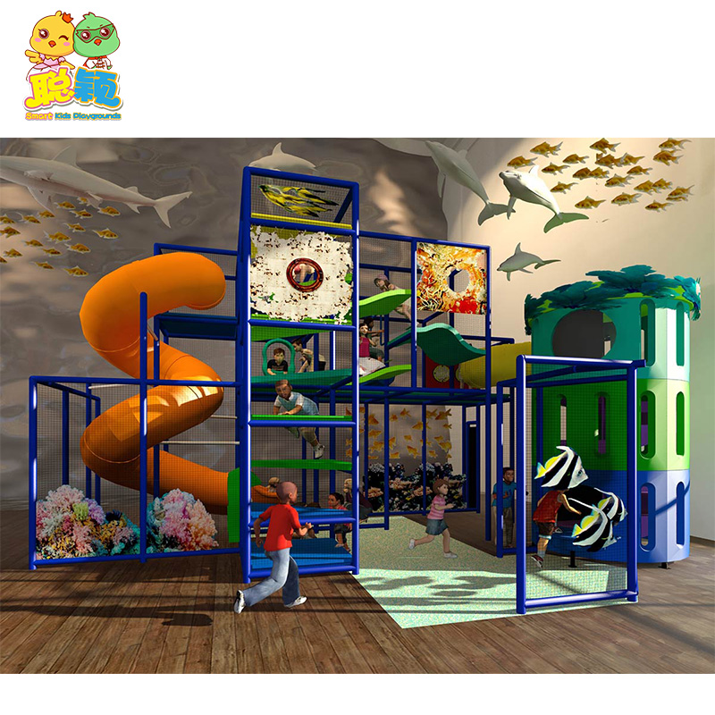 Children Amusement Park Giant Slide Soft Play Toys Indoor Playground 2