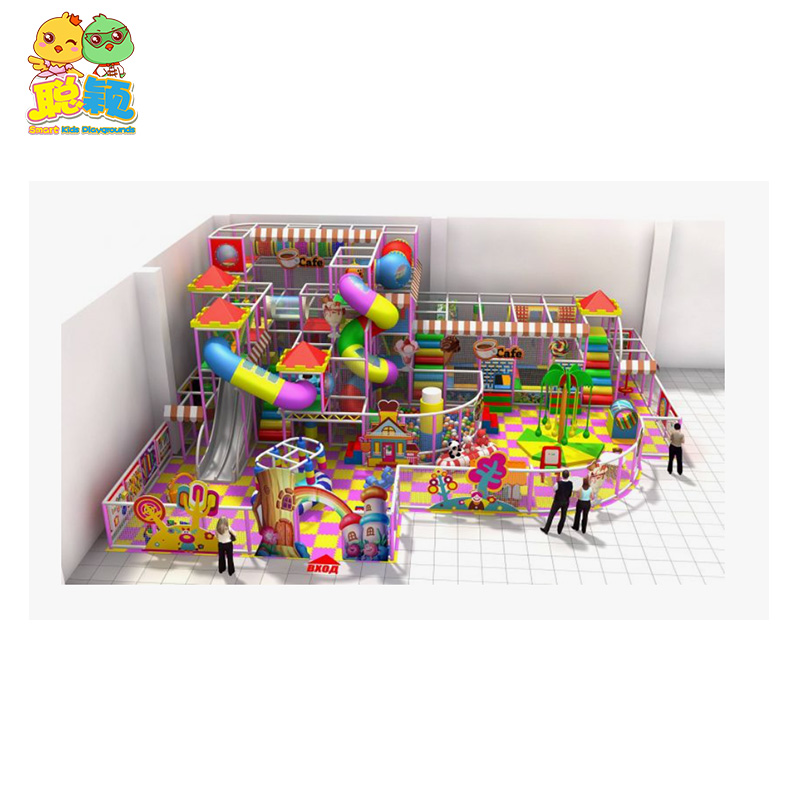 Children Amusement Park Giant Slide Soft Play Toys Indoor Playground 5