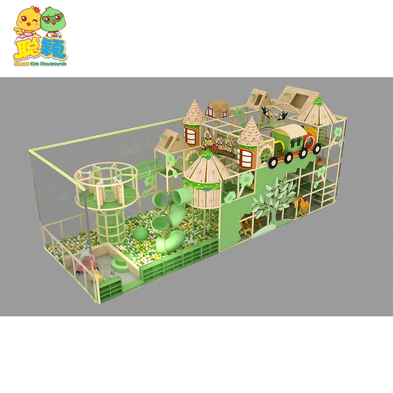 Mini Luxurious Functional Soft Play Indoor Playground For Kids 1