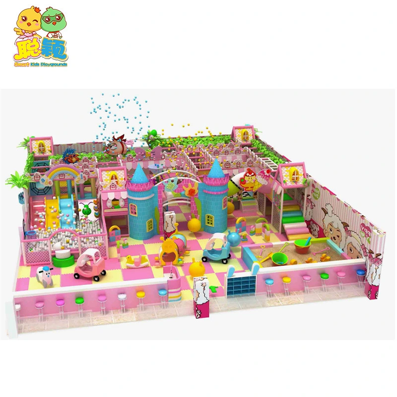 Customized Commercial Kids Soft Play Game Trampoline Park Equipment Indoor Playground 1