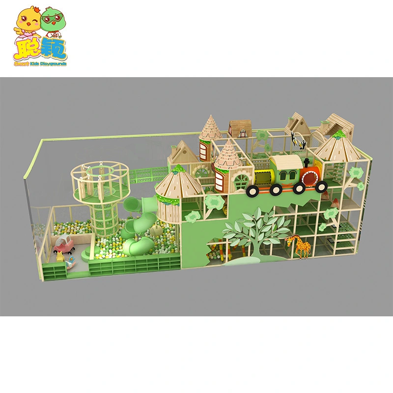 Jungle Theme Mall Functional Soft Play Indoor Playground For Kids 1