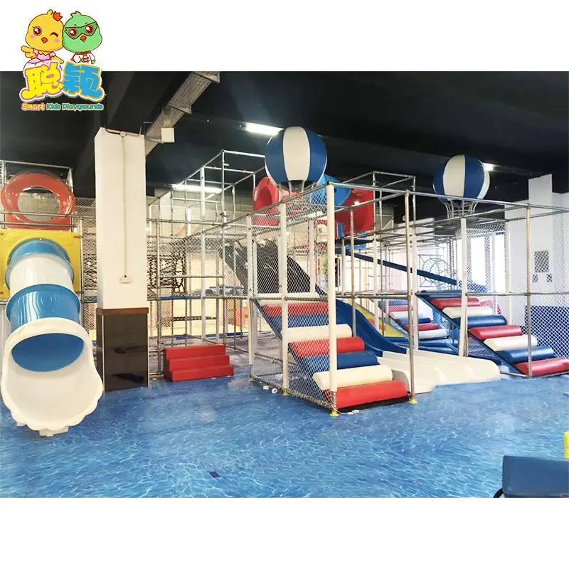 Big Soft Play Physical Fitness Frame Area Funny Amusement Park Indoor Playground For Kids 1