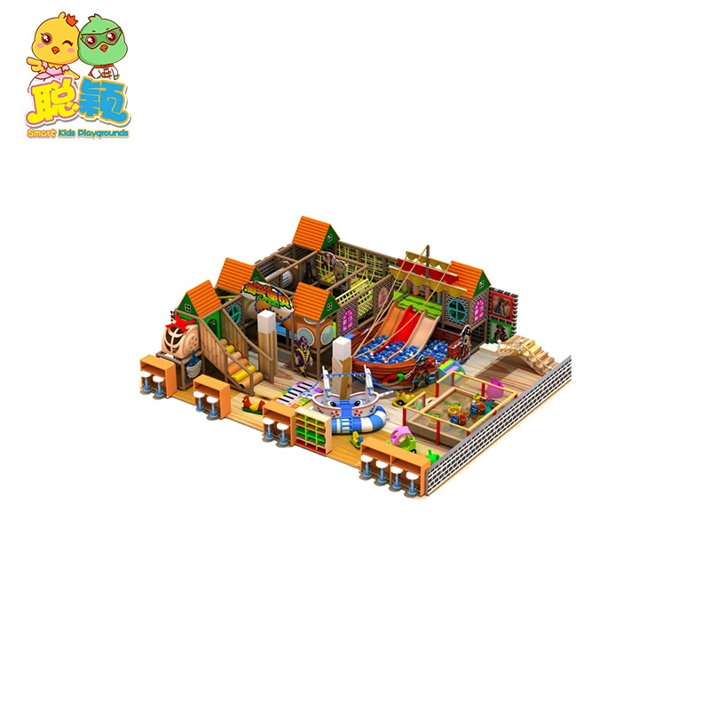 Arcade Games New Fashionable Soft Play Ball Pool Indoor Playground With Giant Slide 1
