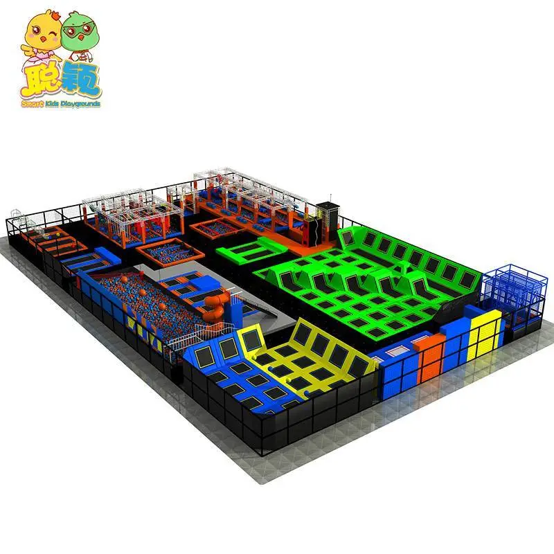 Exciting Trampoline Park Big Ball Pit Soft Play Indoor Playground From Professional Supplier 1
