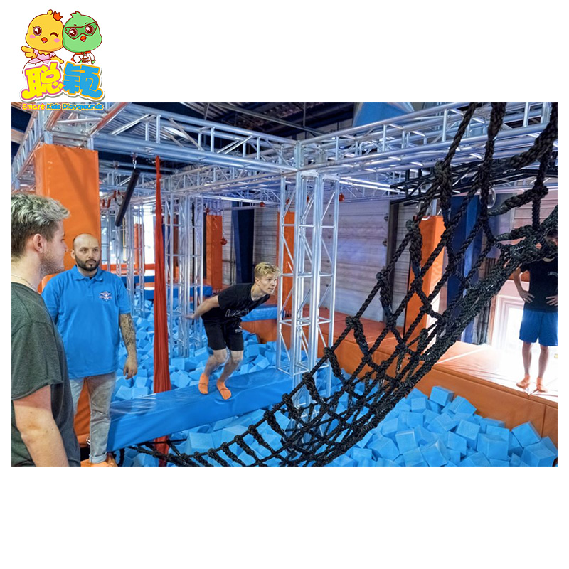 Expand development Sports Trampoline Park Soft Play Indoor Playground With High Standard 4