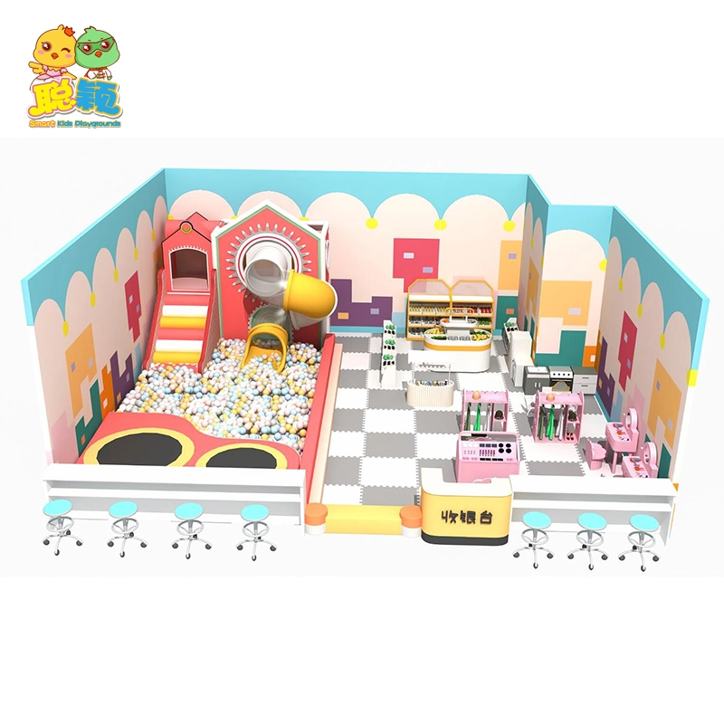 New Design Plastic Slide Big Ball Pool Soft Play Indoor Playground With High Quality 1