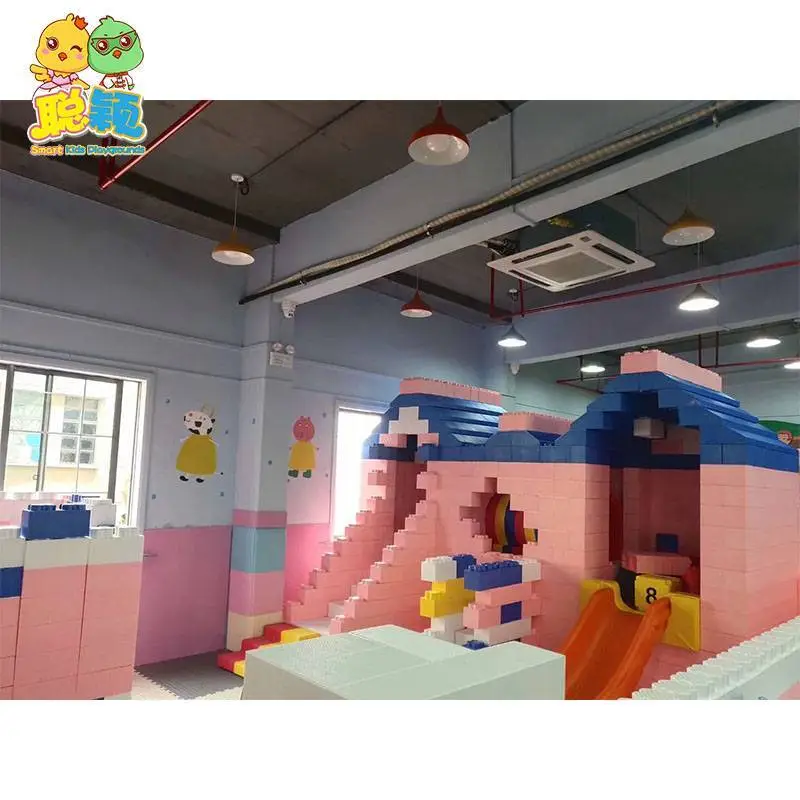 Giant Building Block Amusement Park Soft Play Indoor Playground For Kids 1