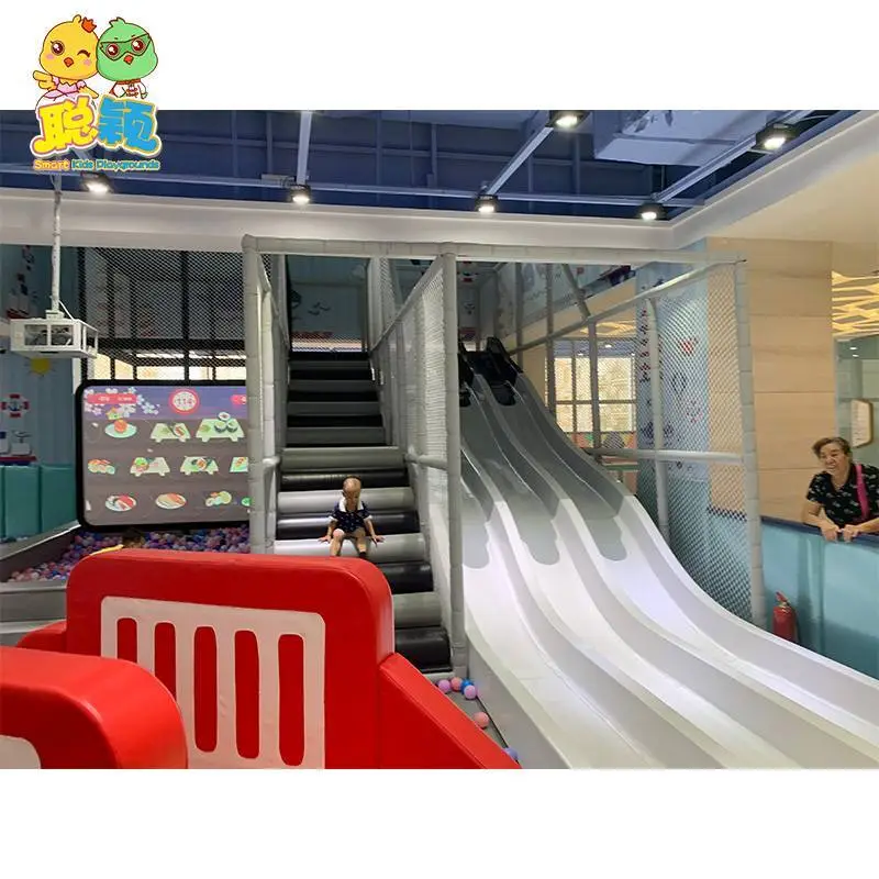 Giant Exciting Slide Kids Soft Play Ball Pool Indoor Playground With Sand Pool 1