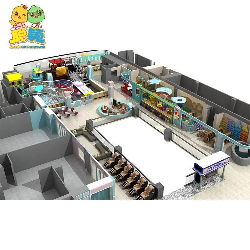 Customized Adorable Soft Play Frame Big Ball Pool Indoor Playground For Kids 1