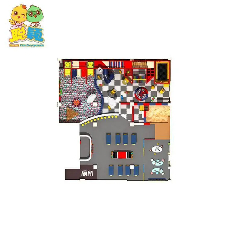 Multi-functional Various Area Soft Play Games Indoor Playground For Kids 1