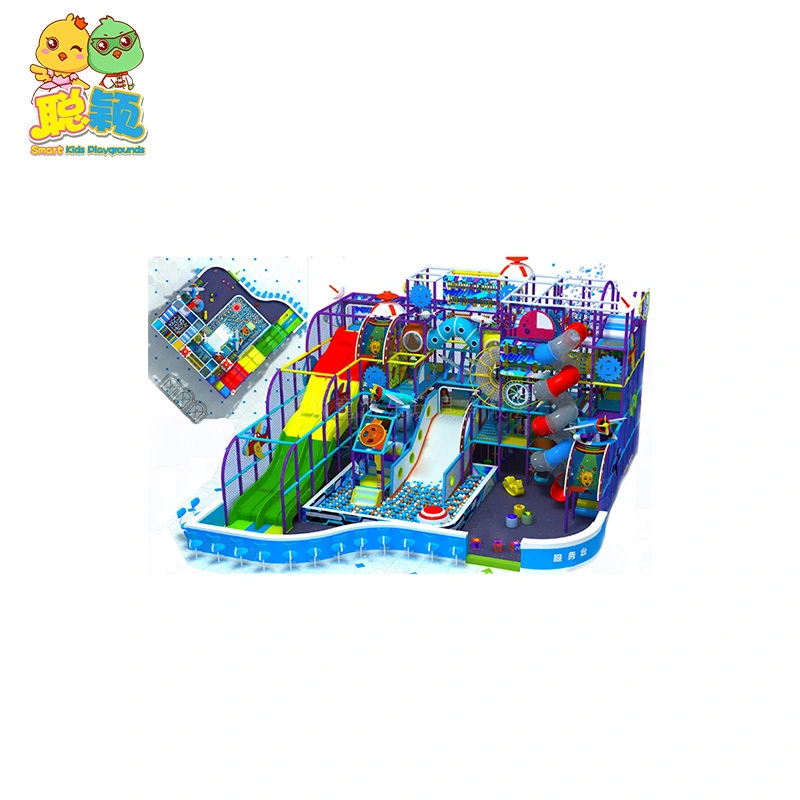 High Standard Trampoline Ball Pool Soft Play Games Plastic Slide Indoor Playground 1