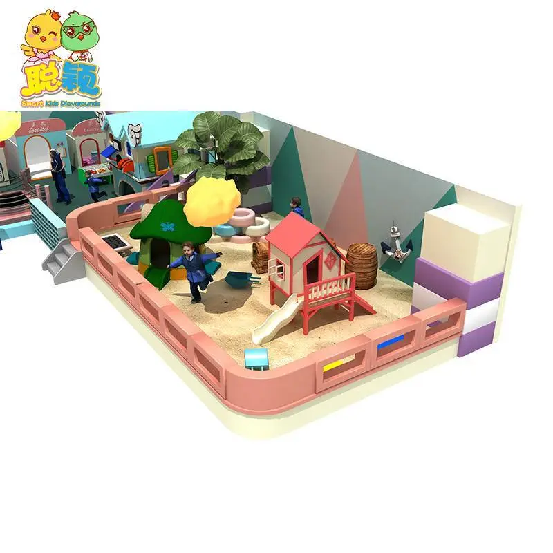 Macaron Style Attractive Amusement Park Soft Play Indoor Playground From Professional Supplier 1