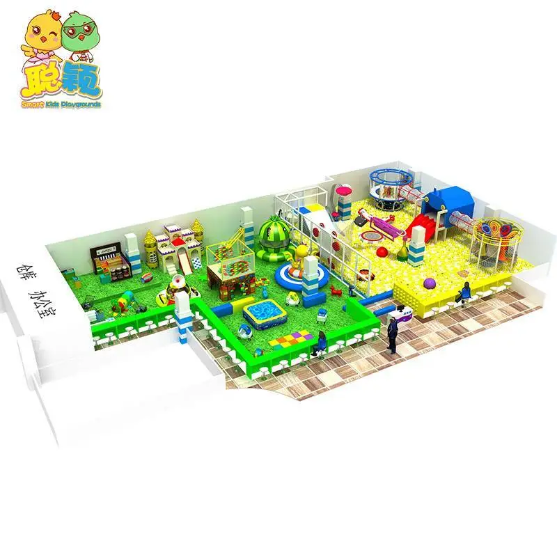Funny Attractive Electric Games Soft Play Area Indoor Playground From Professional Supplier 1