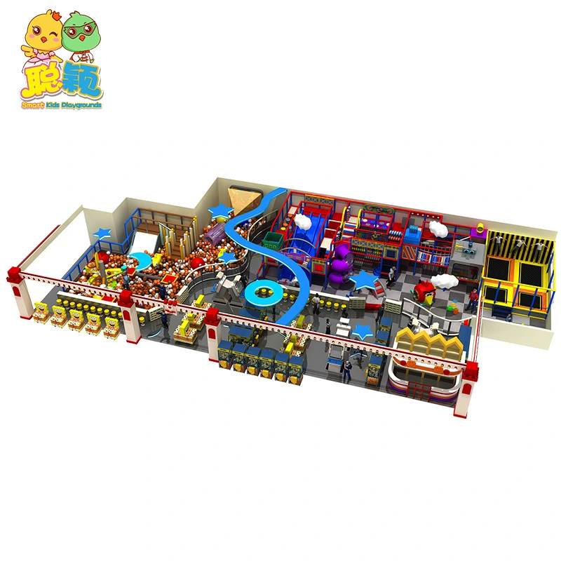 Giant Slide Trampoline Magic Wall Soft Play Indoor Playground For Sale 1