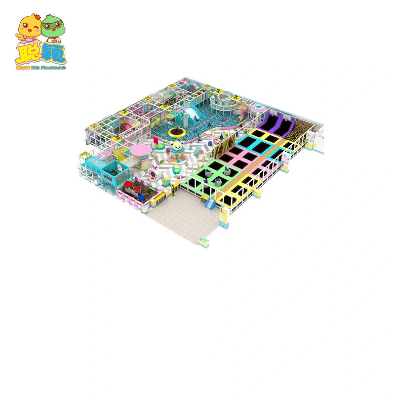 Amusement Park Soft Play Trampoline Park Kids Indoor Playground With Funny Wall 1