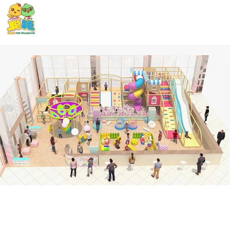 Jungle Theme Functional High Standard Soft Play Equipment Indoor Playground 1