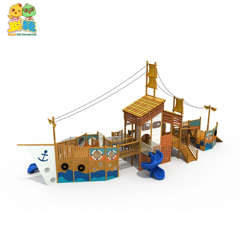 Customized Ship Theme Factory Wholesale Outdoor Playground Equipment Slide 1