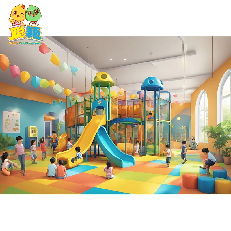 1500sqm Multi-functional Various Soft Play Areas Indoor Playground For Kids 1