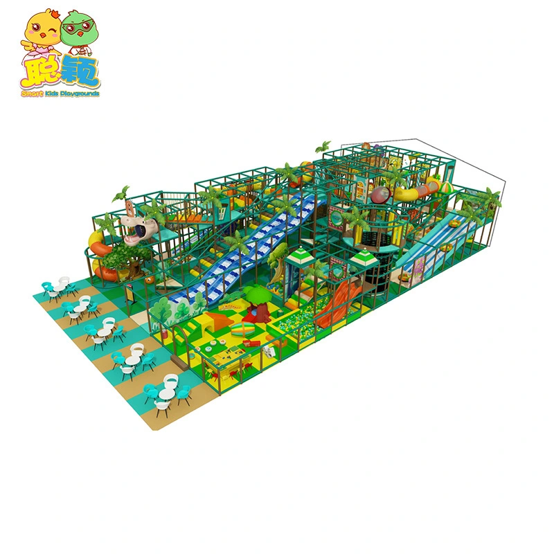 Cool Fresh Theme Beautiful Color Soft Play Area Indoor Playground For Sale 1