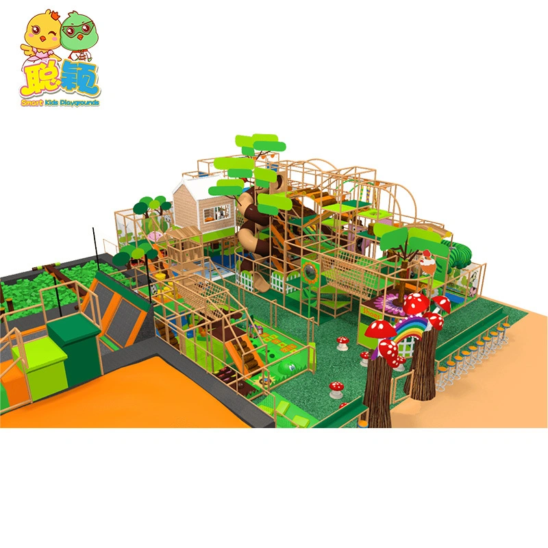 Summer Colorful Soft Play Games Plastic Slide Indoor Playground For Kids 1