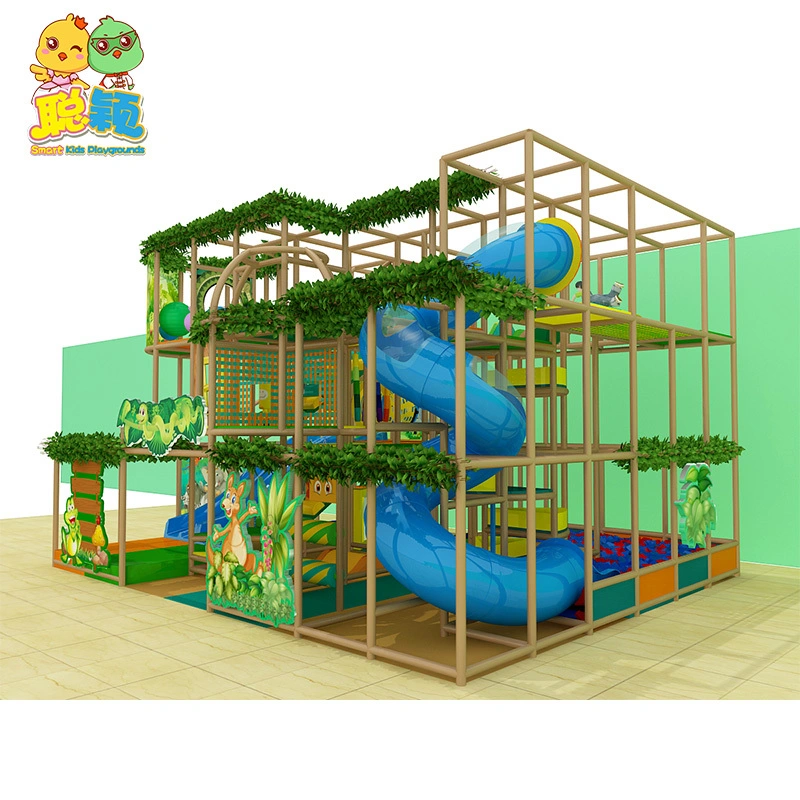 Ocean Snowy Big Ball Pool Trampoline Multi-functional Soft Play Area Indoor Playground 1
