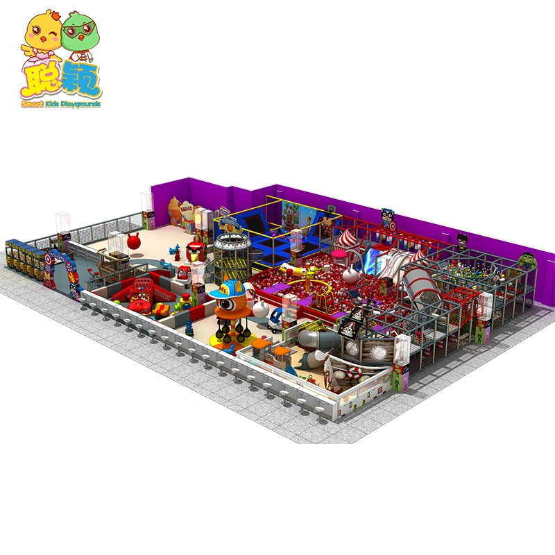 Commercial New Fashion Trampoline Park Indoor Playground From Professional Manufacturer 1