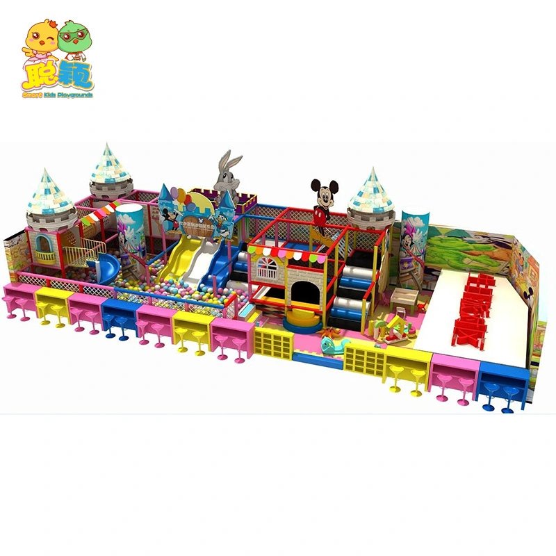 Multi-functional Stylish Kids Soft Play Games Various Areas Indoor Playground 1