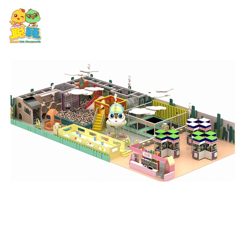 Various Functional Soft Play Area Indoor Playground With Giant Slide 1