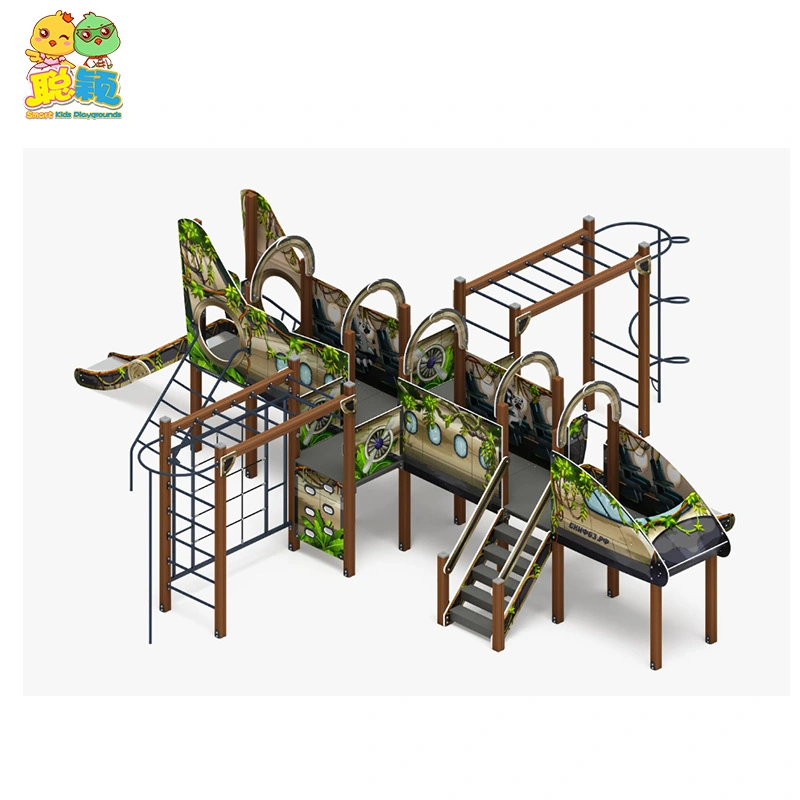 Amusement Park Anti-Fade Toys Climbing Structure Outdoor Playground Equipment Slide 1